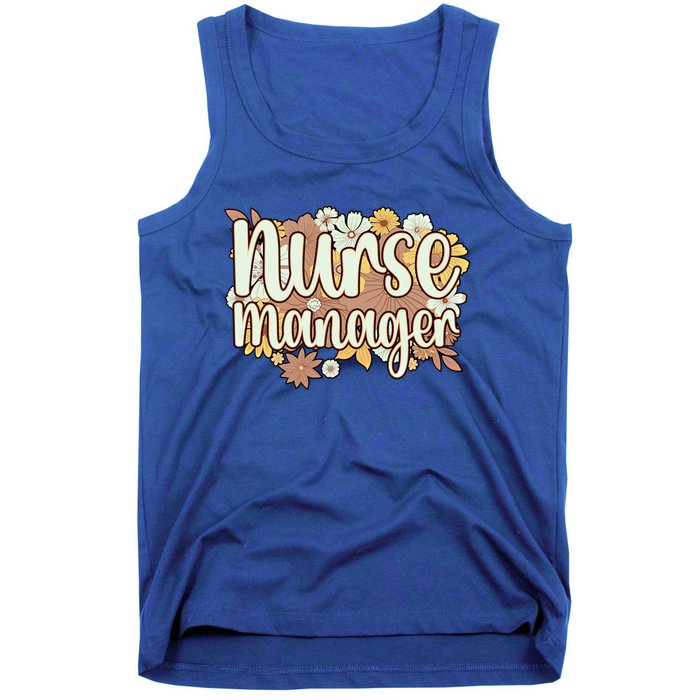 Nurse Ager Flowers Nursing Ager Gift Tank Top