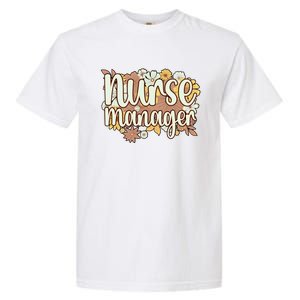 Nurse Ager Flowers Nursing Ager Gift Garment-Dyed Heavyweight T-Shirt