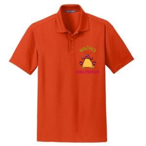 Nacho Average Friend Mexican Valentine's Day Couple Funny Gift Dry Zone Grid Polo