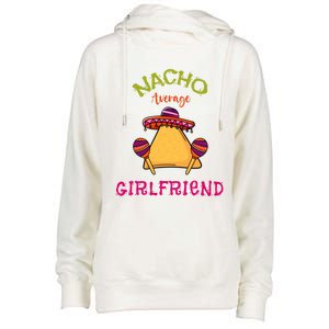 Nacho Average Friend Mexican Valentine's Day Couple Funny Gift Womens Funnel Neck Pullover Hood