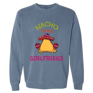 Nacho Average Friend Mexican Valentine's Day Couple Funny Gift Garment-Dyed Sweatshirt