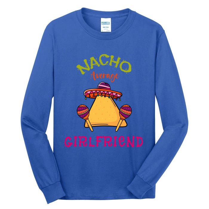 Nacho Average Friend Mexican Valentine's Day Couple Funny Gift Tall Long Sleeve T-Shirt