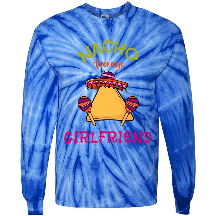 Nacho Average Friend Mexican Valentine's Day Couple Funny Gift Tie-Dye Long Sleeve Shirt