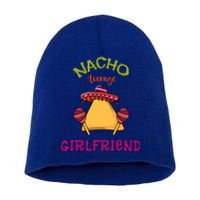 Nacho Average Friend Mexican Valentine's Day Couple Funny Gift Short Acrylic Beanie