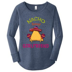 Nacho Average Friend Mexican Valentine's Day Couple Funny Gift Women's Perfect Tri Tunic Long Sleeve Shirt