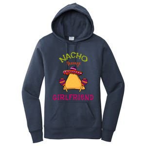 Nacho Average Friend Mexican Valentine's Day Couple Funny Gift Women's Pullover Hoodie