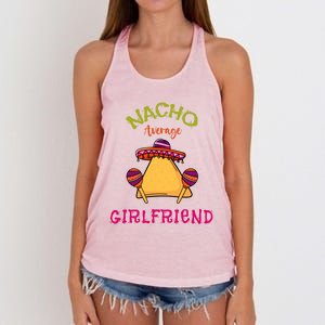 Nacho Average Friend Mexican Valentine's Day Couple Funny Gift Women's Knotted Racerback Tank