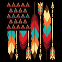 Native American Flag - Pride Month Indigenous People Veteran Tall T-Shirt