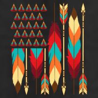 Native American Flag - Pride Month Indigenous People Veteran Adult Drive Performance Visor