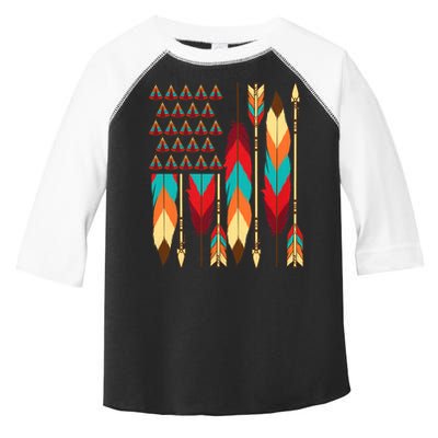 Native American Flag - Pride Month Indigenous People Veteran Toddler Fine Jersey T-Shirt