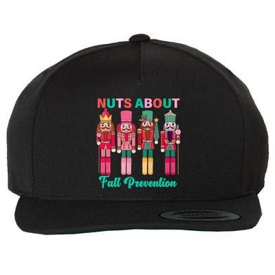 Nuts About Fall Prevention Nutcracker Holiday Wool Snapback Cap