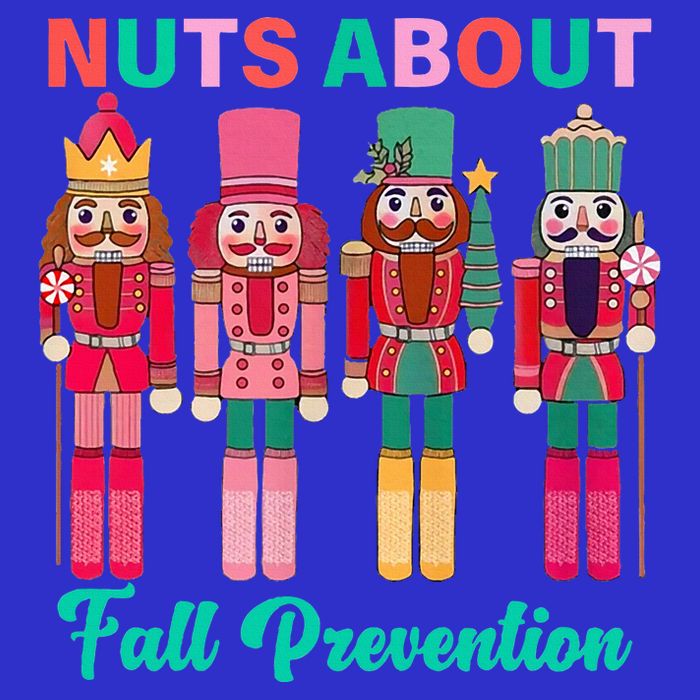 Nuts About Fall Prevention Nutcracker Holiday Sweatshirt