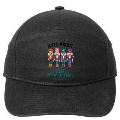 Nuts About Fall Prevention Funny Nutcracker Ballet Xmas 7-Panel Snapback Hat