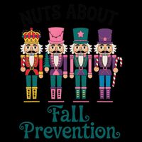 Nuts About Fall Prevention Funny Nutcracker Ballet Xmas Coaster
