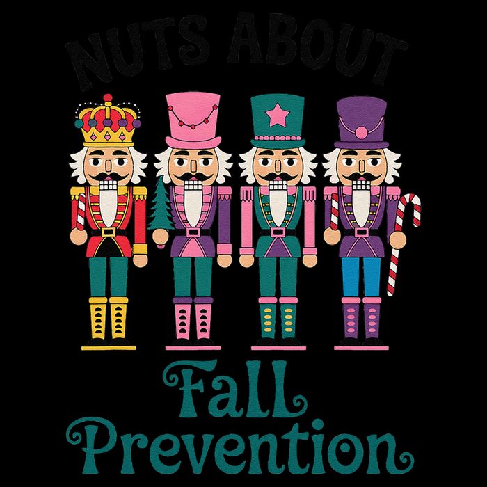 Nuts About Fall Prevention Funny Nutcracker Ballet Xmas Coaster
