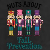 Nuts About Fall Prevention Funny Nutcracker Ballet Xmas Trucker Hat