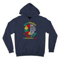 Never Apologize For Your Blackness Black History Juneteenth Tall Hoodie