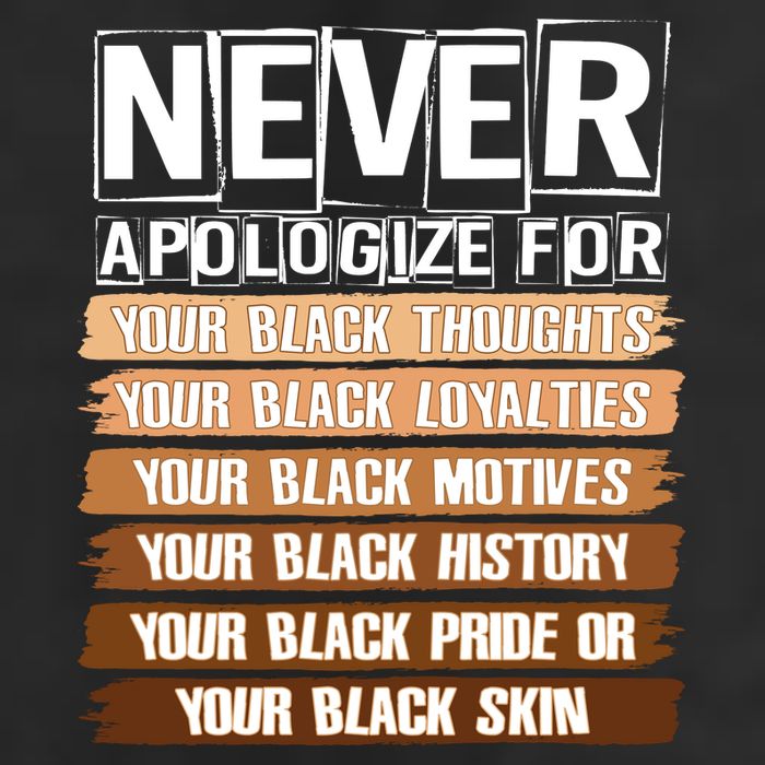 Never Apologize For Your Black History Golf Towel