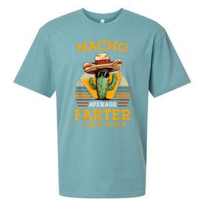 Nacho Average Farter I Mean Father Mexican Funny Dad Joke Sueded Cloud Jersey T-Shirt