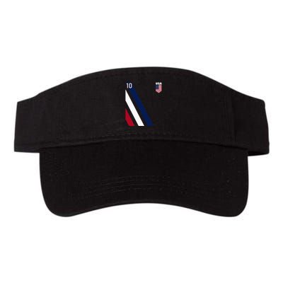 National American Flag Soccer USA Jersey Fan 10 Football USA Visor