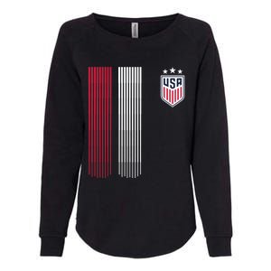 National America Flag USA American Football Fan Soccer Team Womens California Wash Sweatshirt