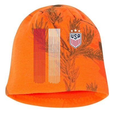 National America Flag USA American Football Fan Soccer Team Kati - Camo Knit Beanie