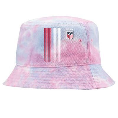 National America Flag USA American Football Fan Soccer Team Tie-Dyed Bucket Hat