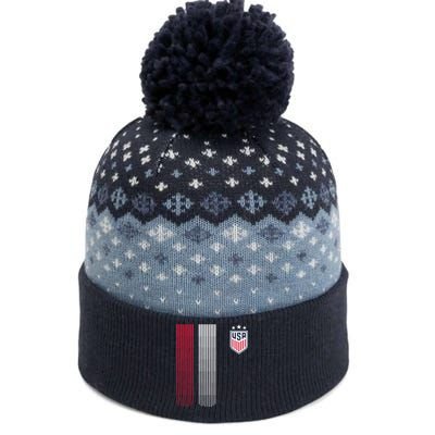 National America Flag USA American Football Fan Soccer Team The Baniff Cuffed Pom Beanie