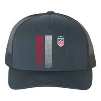 National America Flag USA American Football Fan Soccer Team Yupoong Adult 5-Panel Trucker Hat