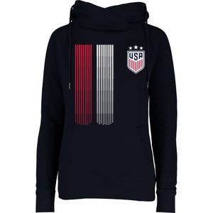 National America Flag USA American Football Fan Soccer Team Womens Funnel Neck Pullover Hood