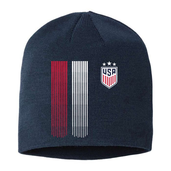 National America Flag USA American Football Fan Soccer Team Sustainable Beanie