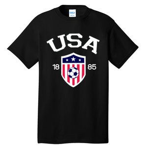 National America Flag American Soccer USA Jersey Fan Team Tall T-Shirt