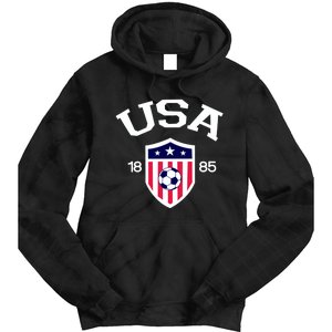 National America Flag American Soccer USA Jersey Fan Team Tie Dye Hoodie