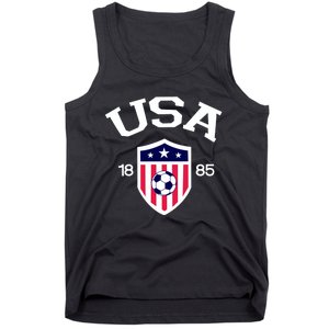 National America Flag American Soccer USA Jersey Fan Team Tank Top