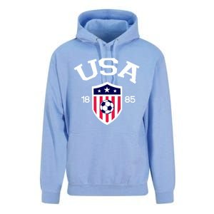 National America Flag American Soccer USA Jersey Fan Team Unisex Surf Hoodie