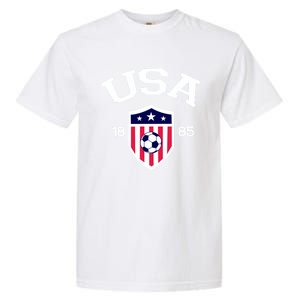 National America Flag American Soccer USA Jersey Fan Team Garment-Dyed Heavyweight T-Shirt