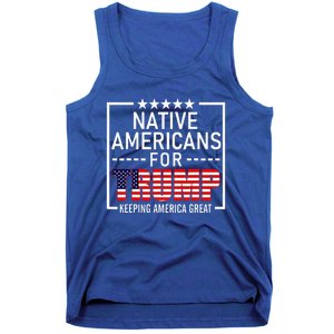 Native Americans For Trump Conservative Tank Top