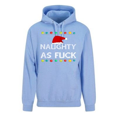 Naughty As Fuck Dirty Christmas Gift Unisex Surf Hoodie