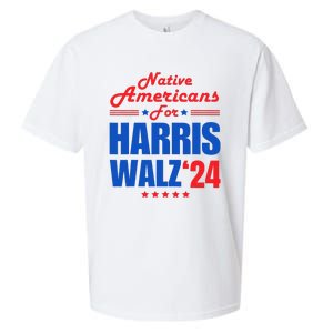 Native Americans For Harris Walz Kamala For President Sueded Cloud Jersey T-Shirt