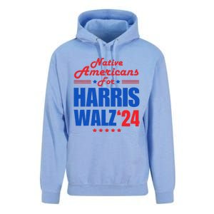 Native Americans For Harris Walz Kamala For President Unisex Surf Hoodie