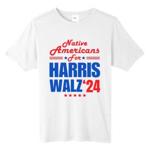 Native Americans For Harris Walz Kamala For President Tall Fusion ChromaSoft Performance T-Shirt