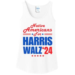 Native Americans For Harris Walz Kamala For President Ladies Essential Tank