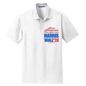 Native Americans For Harris Walz Kamala For President Dry Zone Grid Polo