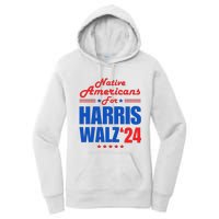 Native Americans For Harris Walz Kamala For President Women's Pullover Hoodie