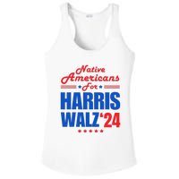 Native Americans For Harris Walz Kamala For President Ladies PosiCharge Competitor Racerback Tank