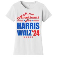 Native Americans For Harris Walz Kamala For President Women's T-Shirt