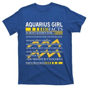 Nn Aquarius Facts Birthday February January Gift T-Shirt