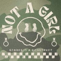 Not A Girl Non Binary  Gender Is A Construct Legacy Tie Dye Trucker Hat