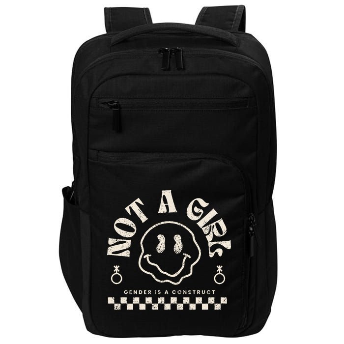Not A Girl Non Binary  Gender Is A Construct Impact Tech Backpack