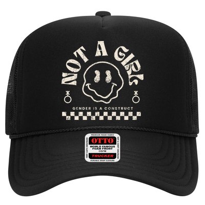 Not A Girl Non Binary  Gender Is A Construct Trucker Hat
